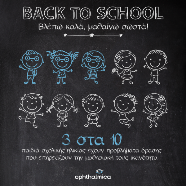 Ophthalmica Back to School: Βλέπω καλά, μαθαίνω σωστά